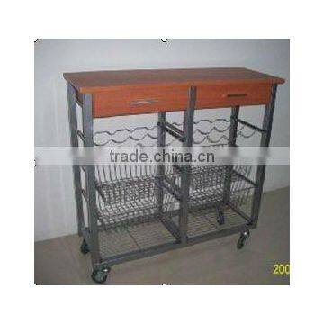 MDF Top with trolley cart