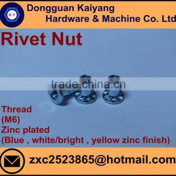 Insert Rivet Nuts for Wood Furniture Fastener and Hardware