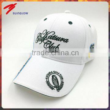 Factory directly made top quality pure cotton golf cap and baseball hat