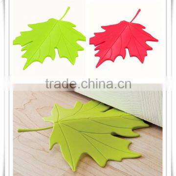 Colorful Lifelike Autumn Maple Leaf Door Stopper