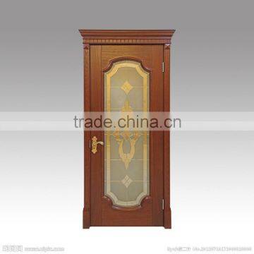 Wooden Glass Panel Door Dutch Door Decorative Timber Door photo-2