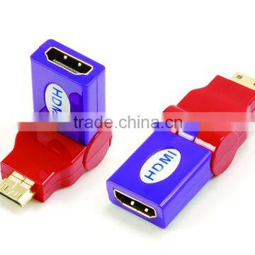 HDMI Female to MINI Male Adapter Rotating 180 Degree photo-5