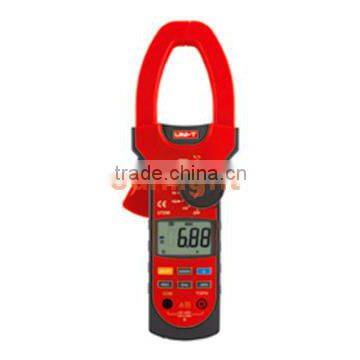 Digital Clamp Multimeter, AC/DC/Resistance/Frequency/Temperature Meter, True RMS, 1000A, UT208