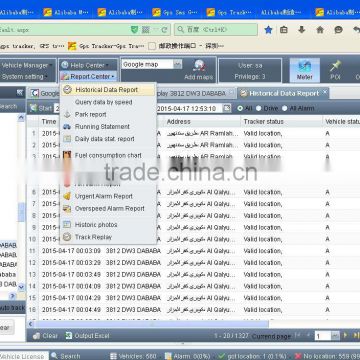 gps fleet vehicle tracking system with mapinfo map support gt06/gt06n/tk112/tr102/obd