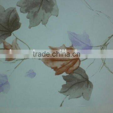 Printed flowering branch design PEVA shower curtains