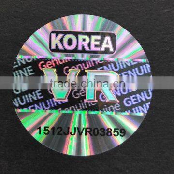 Adhesive Sticker Type and Custom Sticker Usage Hologram Print Plastic Sticker photo-2