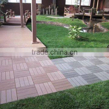 Durable, eco and easy to install- plastic wood composite garden pavilion wpc tiles!