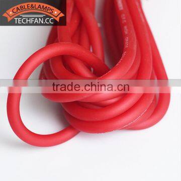 Lowest Price flexible red matte PVC OFC waterproof power cable 2GA direct factory