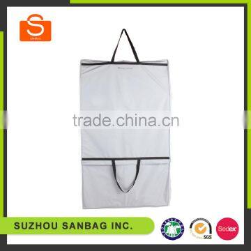 2016 Hot New Custom Wholesale White Foldable Garment Bag for Travel