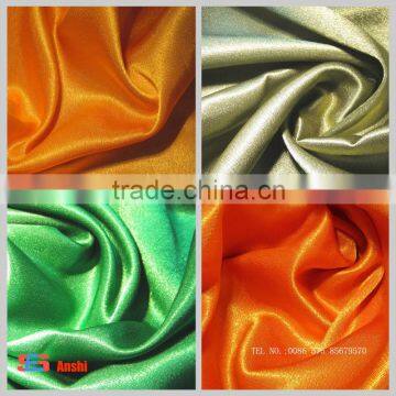 Poly crepe satin fabric