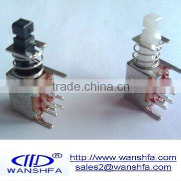 PS-22F03 50V DC Self-lock Push Switch