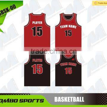 Reversible basketball jersey