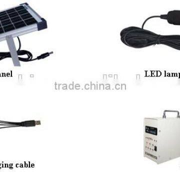 Radio 30W DC Portable solar Lighting kit for outdoor solar charger