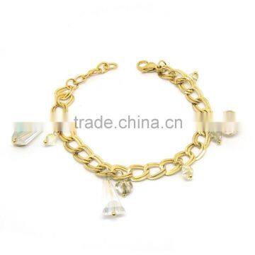 Wholesale Beautiful Charm Stainless Steel Chain Bracelet for Girl