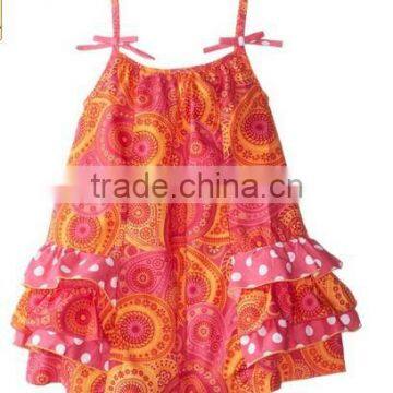 New Arrivals 2016 Fashion Design BabyGirls Dress Chiffon Summer Pretty Model Dresses For Girls