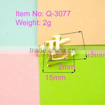 metal plates brand logos, small metal plate q-3077