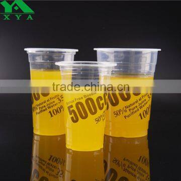 custom printed clear plastic cups