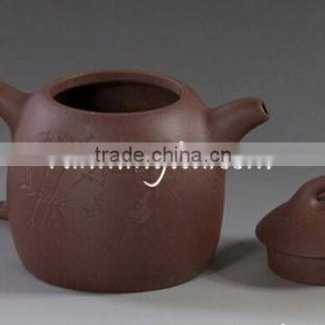 Word Engraved Handmade Yixing Tea Pot photo-4