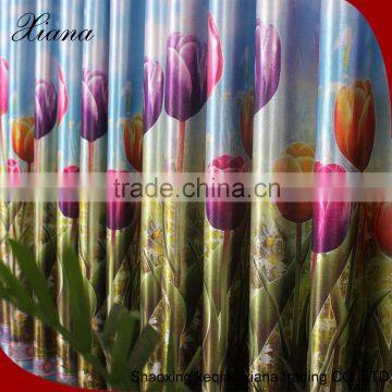 modest price flower pattern lastest curtain fashion designs