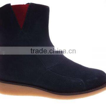 Trendy women winter boots with red elastic in guangzhou factory