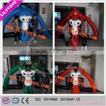 Colorful lovely inflatable arch rental/inflatable door arch/wholesale price arch