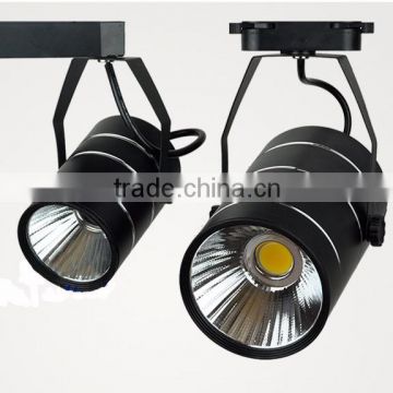 Saa UL 30w 40w 50w Commercial Warm white COB dmmable LED track spot light