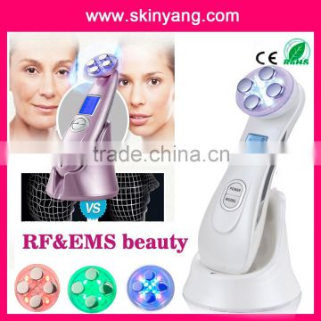 2016 low price mini portable face lifting wrinkle removal beauty machine with 5 levels adajust easy to use