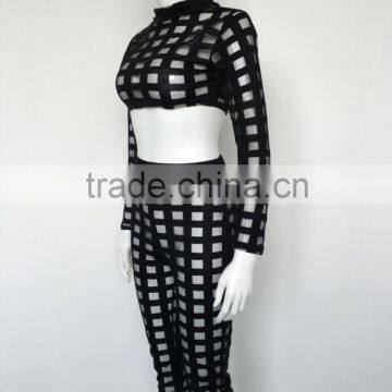 Bonvatt Europe and the United States Sexy Self Cultivation Spent Two Piece Bandage Pants Nightclubs photo-6