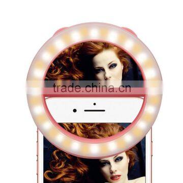 For IPhone Samsung Cellphone Fill Light Selfie Ring Light With 250mAh Built in Battery photo-2