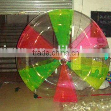 Colorful Air inflated ground/ water zorb ball for sale, giant zorb ball for bowling