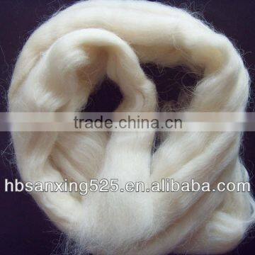 90S 17.5um 66mmh/55mmh/55mm 100% pure high quality Australia Wool Top