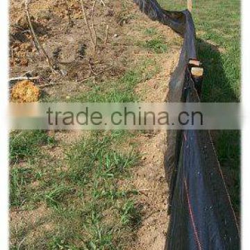 pp woven silt fence/black pp woven silt fence