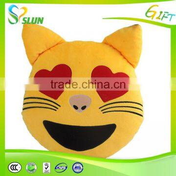 The top cotton emoji cartoon stuffed animal pillow plush toy