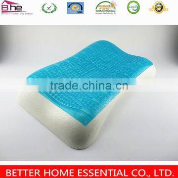 Slender Waist Contour Memory Foam Cool Gel Pillow photo-2