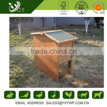 Lovely green and environmental protection large wooden rabbit hutch wooden outdoor