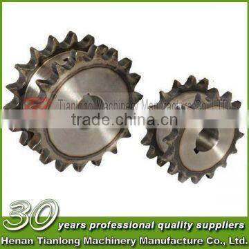 Duplex Sprockets with Teeth Hardness