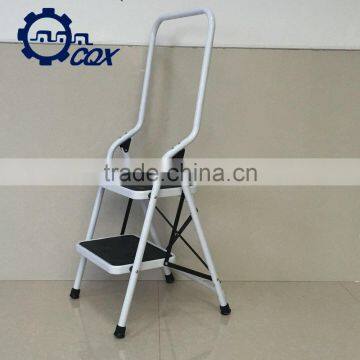 Top Products Hot Selling Black Used 2 Step steel Ladder With Handrail