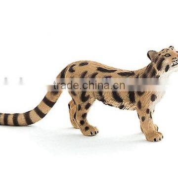 customized handmade painted decorative animal life size animal leopard statue for sale