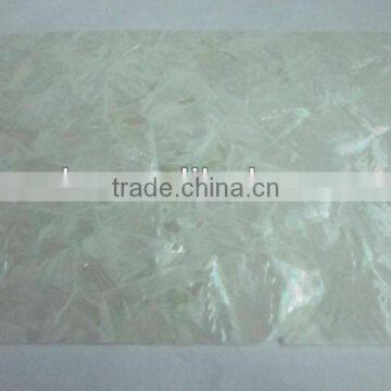 irregular triangle white lip mother of pearl shell veneer