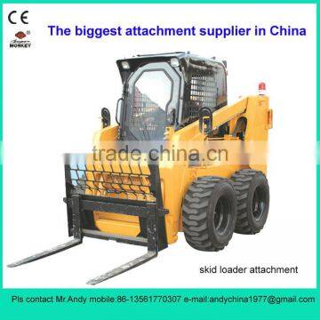 skid loader pallet fork (skid loader attachment,bobcat attachment)