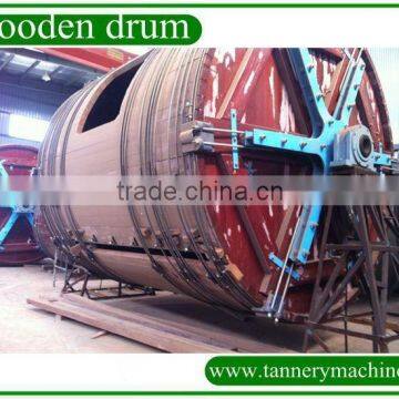 Supply Leather Tannery Overloading Wooden Drum for Soaking/Liming/Tanning photo-2