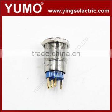 ABS19S-P22-E Metal Push Button 19mm 12VDC Momentary Metal Push Button photo-3