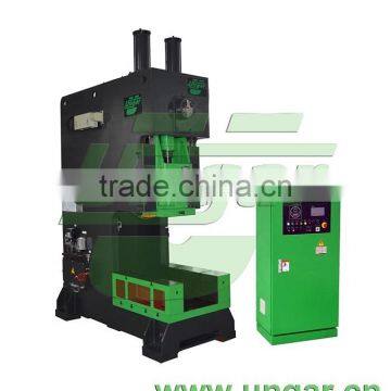 Ungar Aluminum Foil Food Container Making Machine Vertical Press Punch Machine (UN-55T) C-Type Well Design Auto Production Line photo-2