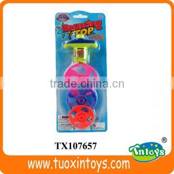 wind up bounce super spinning top toys