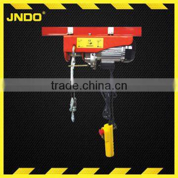 PA portable Wire Rope Sling cheap prices mini electrical hoist 600kg