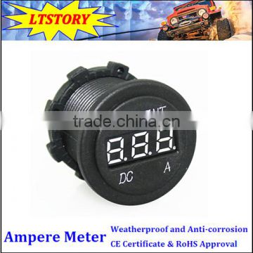 Waterproof digital ammeter for car 12V 24V