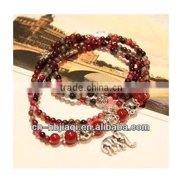 Natural Red Agate Garnet Bracelet photo-3