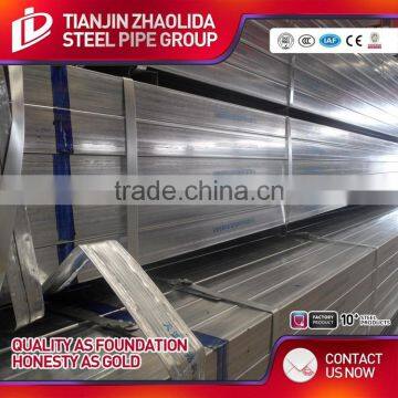 Cold Rolled Think Wall Hot Dipped Galvanized Square Hollow Section Made in Tianjin China
