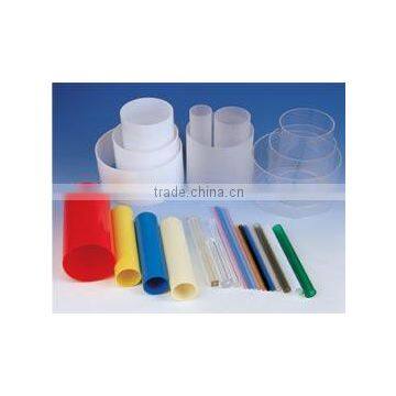 clear hard expandable see-through plastic tube