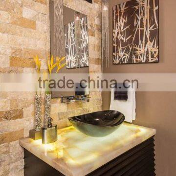 EXPORT QUALITY PAKISTAN FACTORY MADE ONYX BATHROOM COUNTERTOPS photo-3